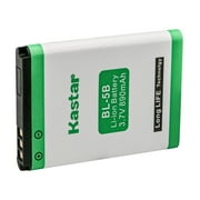 Kastar BL-5B Battery 1-Pack Replacement for Tecsun X3 FM RADIO WITH MP3, Tecsun A3 FM RADIO WITH MP3, Tecsun A5 DIGITAL AUDIO PLAYER & RECORDER, X3 CAR CHARGER HANDSFREE CAR KIT SPEAKER SUN VISOR