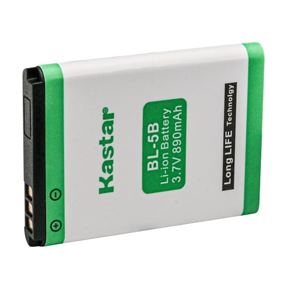 Kastar BL-5B Battery 1-Pack Replacement for Tecboss Mini Wireless Keyboard, YAGALA Mini Keyboard, Minox DCC 5.0, DCC 5.1, Rollei 10050, Rollei 10051, Rollei 10052, Rollei 10053, Rollei Sportsline 60