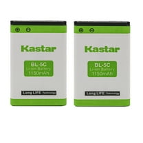 Kastar BL-5C Battery 2-Pack Replacement for NGM Boris, Clio, Dandy, Joy, Maxx, Oscar, Oscar Flip, Oscar V2, Play, PM1111, Premier, Roger, Storm, Swat, Victor, W13-NM8819
