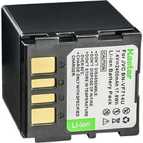 Kastar BN-VF714 Battery 1-Pack Replacement for JVC GR-D375 GR-D375U GR-D375UC GR-D375US GR-D390 GR-D390EK GR-D390U GR-D390UC GR-D390US GR-D393 GR-D395 GR-D395AA GR-D395E GR-D395EK GR-D395EX Camera