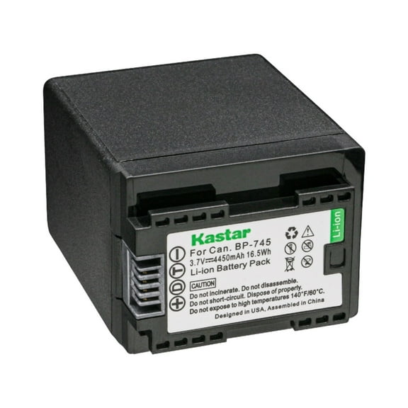 Kastar BP-745 Battery 1-Pack Replacement for Canon VIXIA HF R42 HFR42, VIXIA HF R50 HFR50, VIXIA HF R52 HFR52, VIXIA HF R60 HFR60, VIXIA HF R62 HFR62, VIXIA HF R70 HFR70, VIXIA HF R72 HFR72 Camera