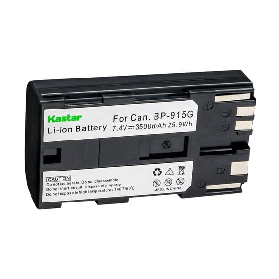 Kastar 1-Pack BP-915G Battery 7.4V 3500mAh Replacement for Canon BP-911 BP-911K BP-914 BP-915, BP-915G, BP-925, BP-930 BP-935, BP-945 BP-950 BP-950G BP-955, BP-970 BP-970G BP-975 Battery