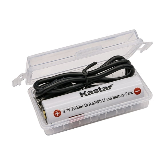 Kastar 1-Pack Lithium Ion Battery 3.7V 2600mAh Replacement for ProTac HL-X USB, ProTac HL USB Headlamp, Siege X USB, ProTac 2L-X USB, and Vantage 180 X USB