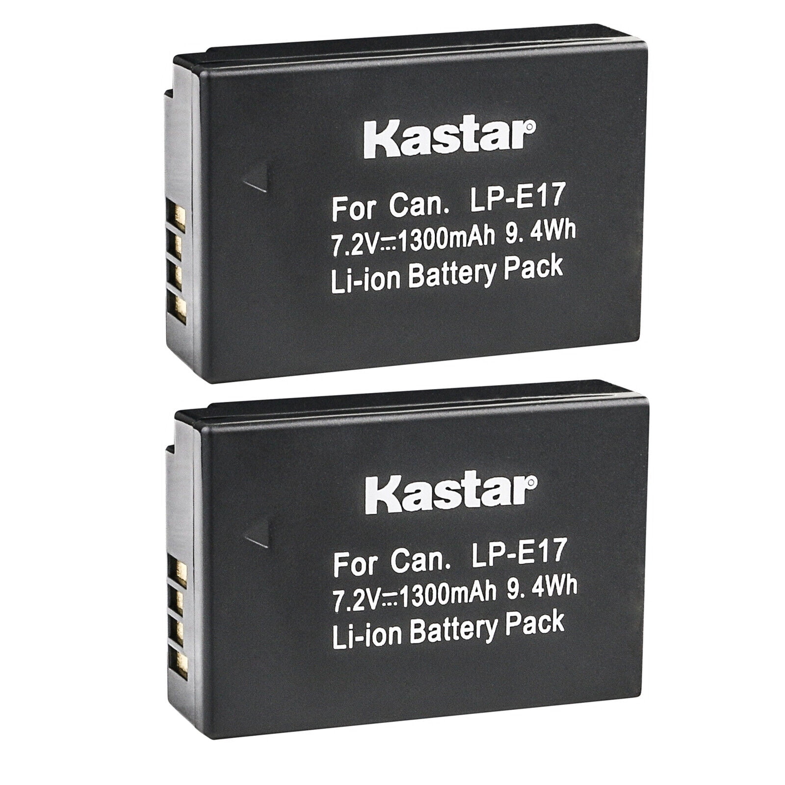 DSTE LP-E17 Akku Set - 2x 1300mAh Mit Dual Ladegerät Für Canon Kameras
