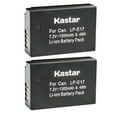 thumbnail image 2 of Kastar Battery Charger Kit For Canon LP-E17 – Includes 2 X 1300mAh Batteries & Wall Charger For EOS R50, R8 2 of 5