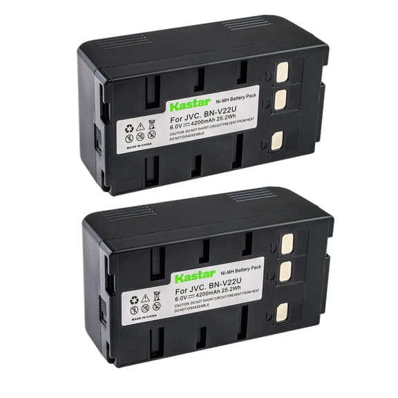 Kastar Battery 2-Pack Replacement for JVC GR-AX55 GR-AX55U GR-AX570 GR-AX60 GR-AX606U GR-AX610U GR-AX640U GR-AX650U GR-AX655 GR-AX655U GR-AX7U GR-AX70 GR-AX70U GR-AX700U GR-AX710U GR-AX720U XM-D1BK