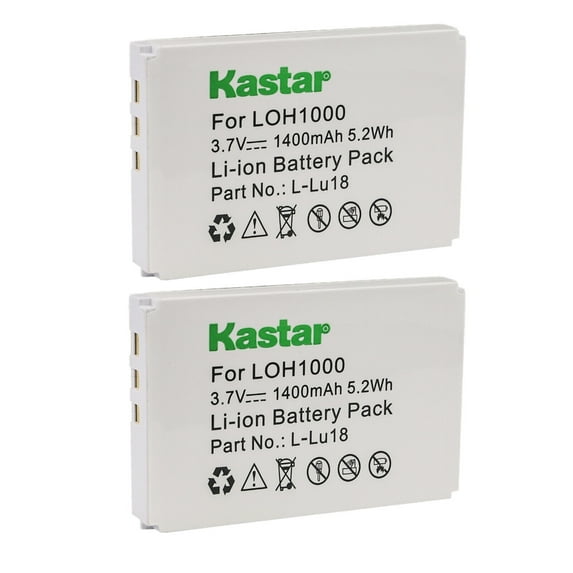 Kastar Battery 2-Pack Replacement for Logitech 190582-0000, F12440056, K398, L-LU18 Battery, Logitech Harmony 915 Remote, Internet Radio, Squeezebox Duet Controler