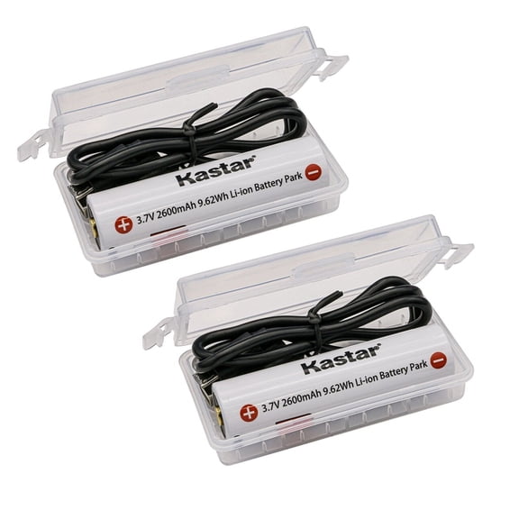 Kastar Battery 2-Pack Replacement for Streamlight 22104 USB Rechargeable Lithium Ion Battery 3.7V 2600mAh Streamlight X Series Dual Fuel Flashlights