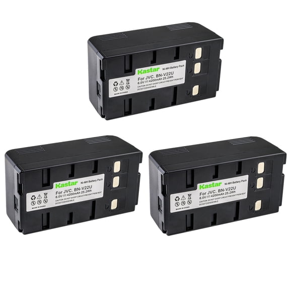 Kastar Battery 3-Pack Replacement for JVC GR-AX730U GR-AX74U GR-AX75U GR-AX750U GR-AX76U GR-AX760U GR-AX761U GR-AX77U GR-AX7EG GR-AX80 GR-AX800U GR-AX808U GR-AX810U GR-AX820U GR-AX820US GR-AX830U