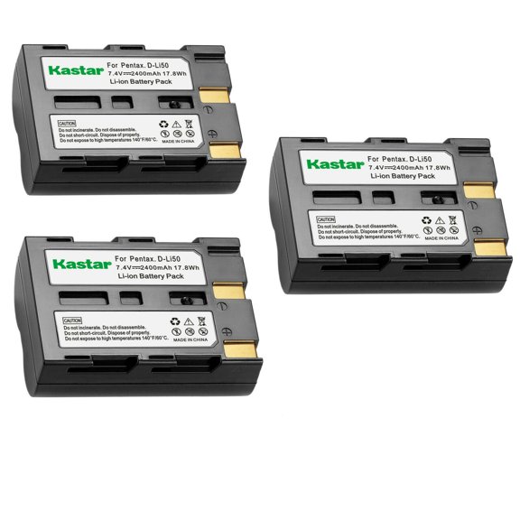 Kastar Battery 3-Pack Replacement for Sigma BP-21 Battery, Sigma BC-21 Charger, Sigma SD1, SD1 Merrill, SD14, SD15 Digital Camera