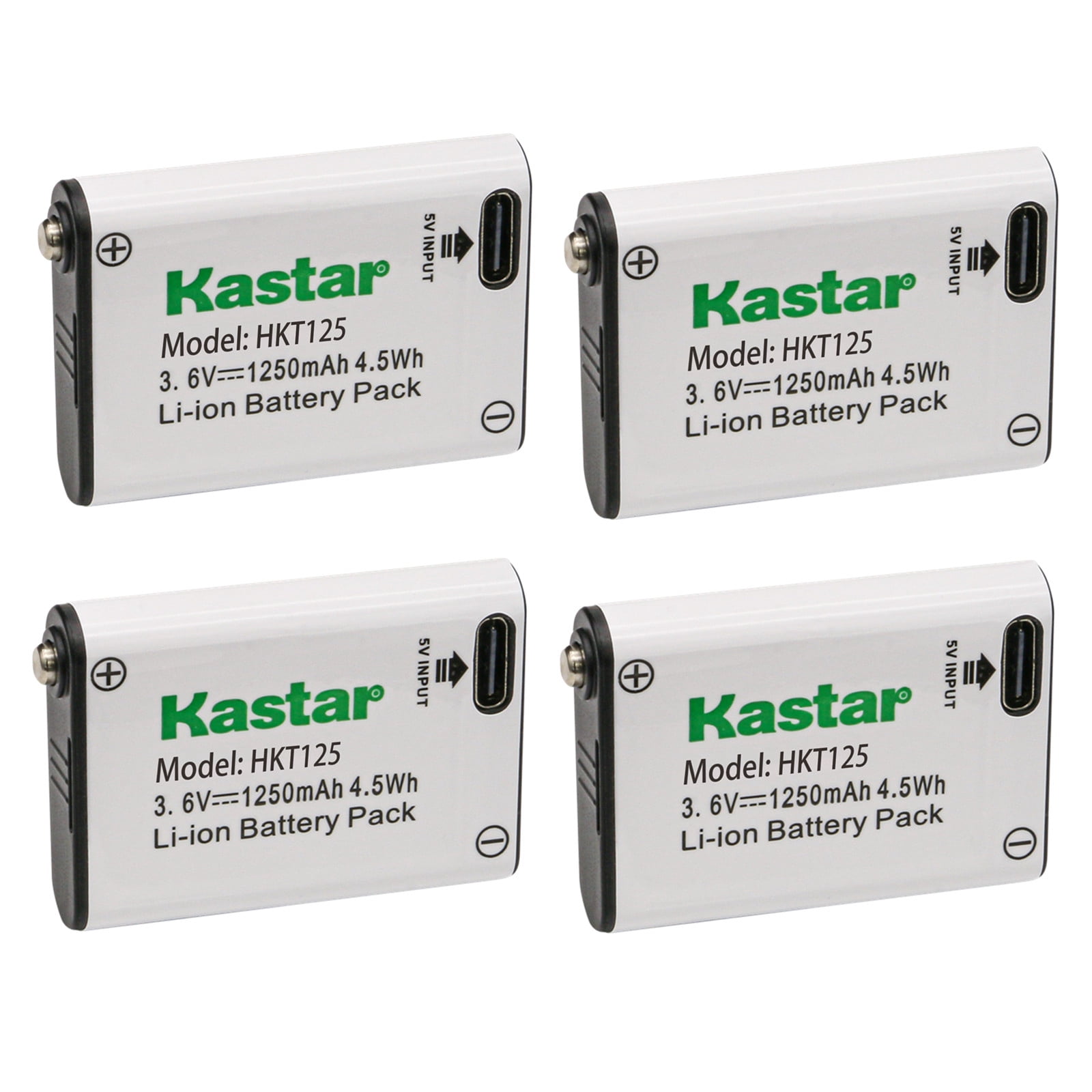 Kastar Battery 4-Pack Replacement for Coast FL FL60R, FL75R & FL85R LED Headlamps, Black Diamond Equipment Sprinter 275 Sprinter 500 ReVolt 350, STORM 450 HEADLAMP Kobalt 500-Lumen LED Headlamp