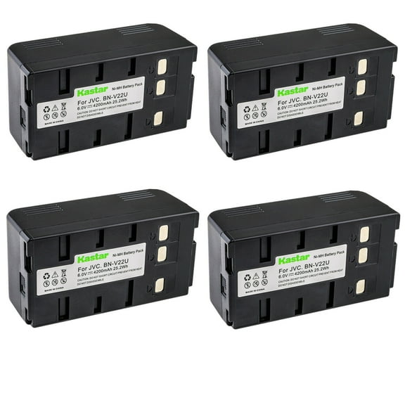 Kastar Battery 4-Pack Replacement for Panasonic NV-M810 NV-M810PX NV-MS70 NV-MS95 NV-MS950 NV-MS95A NV-R00PN NV-R10/E NV-R100 NV-R11 NV-R200 NV-R30E NV-R33 NV-R500EN NV-R500EW NV-R50E NV-R65E GR-EX7