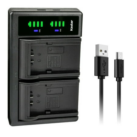 Kastar CGA-D54 LTD2 USB Battery Charger Replacement for Panasonic NV-MX350 NV-MX350A NV-MX350B NV-MX350EN Camera, Panasonic VW-VBD29 VW-VBD55, CGA-D54, CGA-D54S, CGA-D54SE Battery