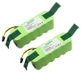 thumbnail image 1 of Kastar CR120 Battery (2 Pack), Ni-MH 14.4V 3300mAh, Replacement for ECOVACS LP43SC2000P, ECOVACS Deebot CR120, ECOVACS Deebot KK-8, ECOVACS Deebot X-500, 1 of 3