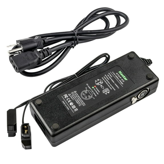 Kastar Dual D-Tap Charger with 4-pin XLR DC Replacement for For.A FT-ONE-OPT Full 4K Variable, For.A FT-ONE Full 4K Variable Frame Rate Camera, AJA CION 4K/UHD, 2K/HD Production Camera, ARRI Camera