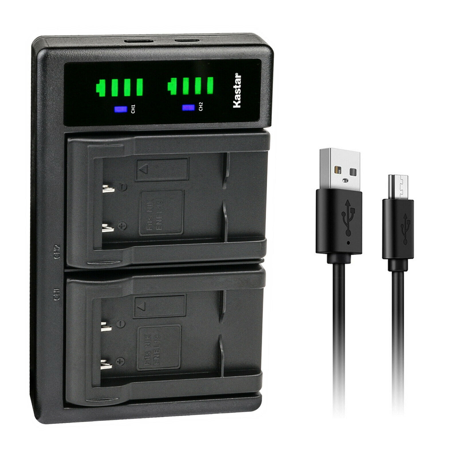 Kastar EN-EL19 LTD2 USB Battery Charger Replacement for Nikon