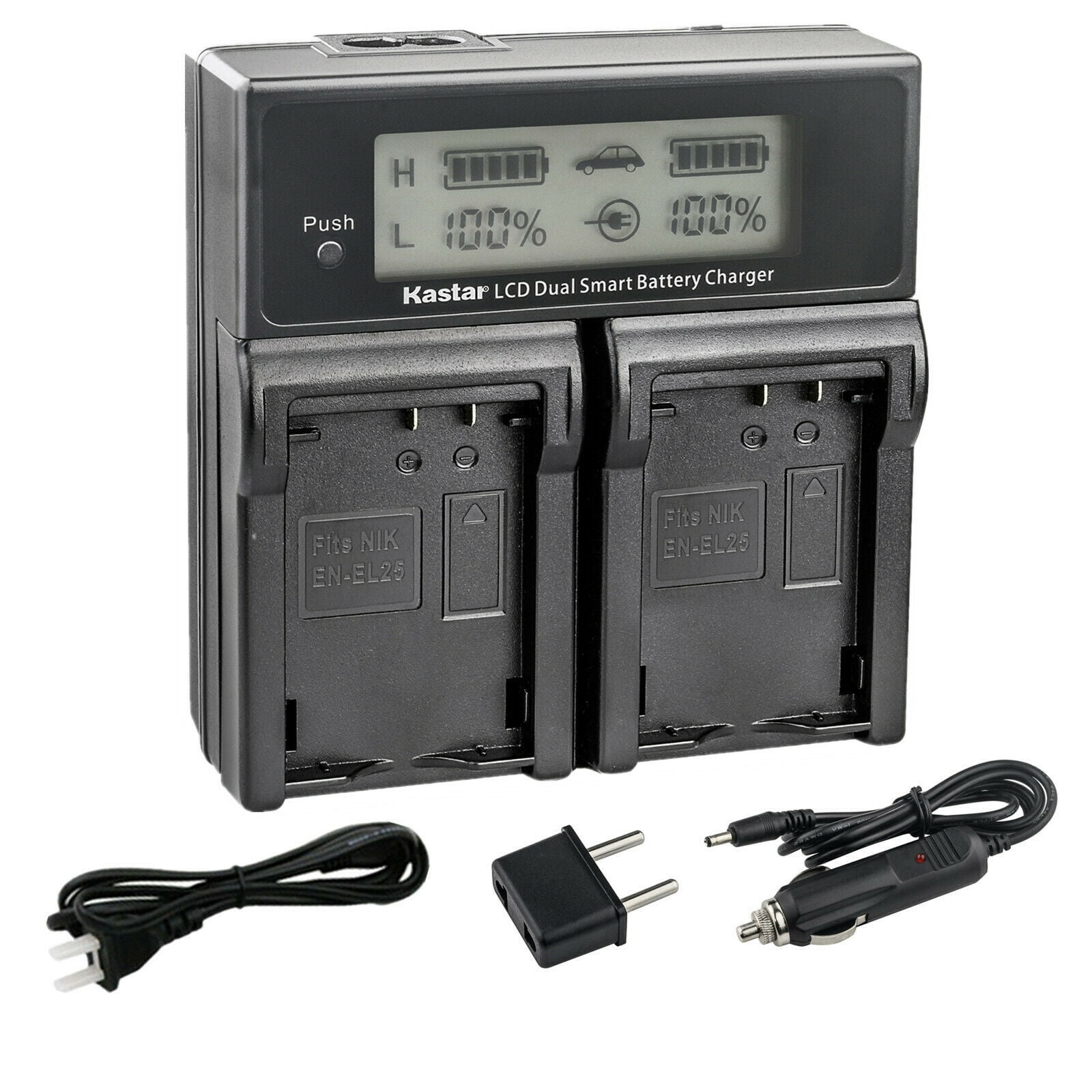 Double Chargeur USB Avec Écran LCD DSTE Pour Batteries Nikon EN-EL25 EN-EL25a - Compatible Z50