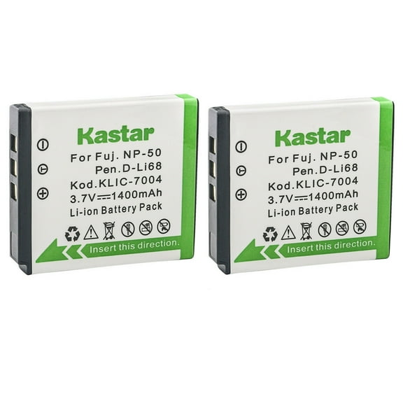 Kastar FNP-50 Battery 2-Pack Replacement for SiOnyx Aurora SX-50 Battery, SiOnyx Aurora Sport Water-Resistant IR Night Vision Camera