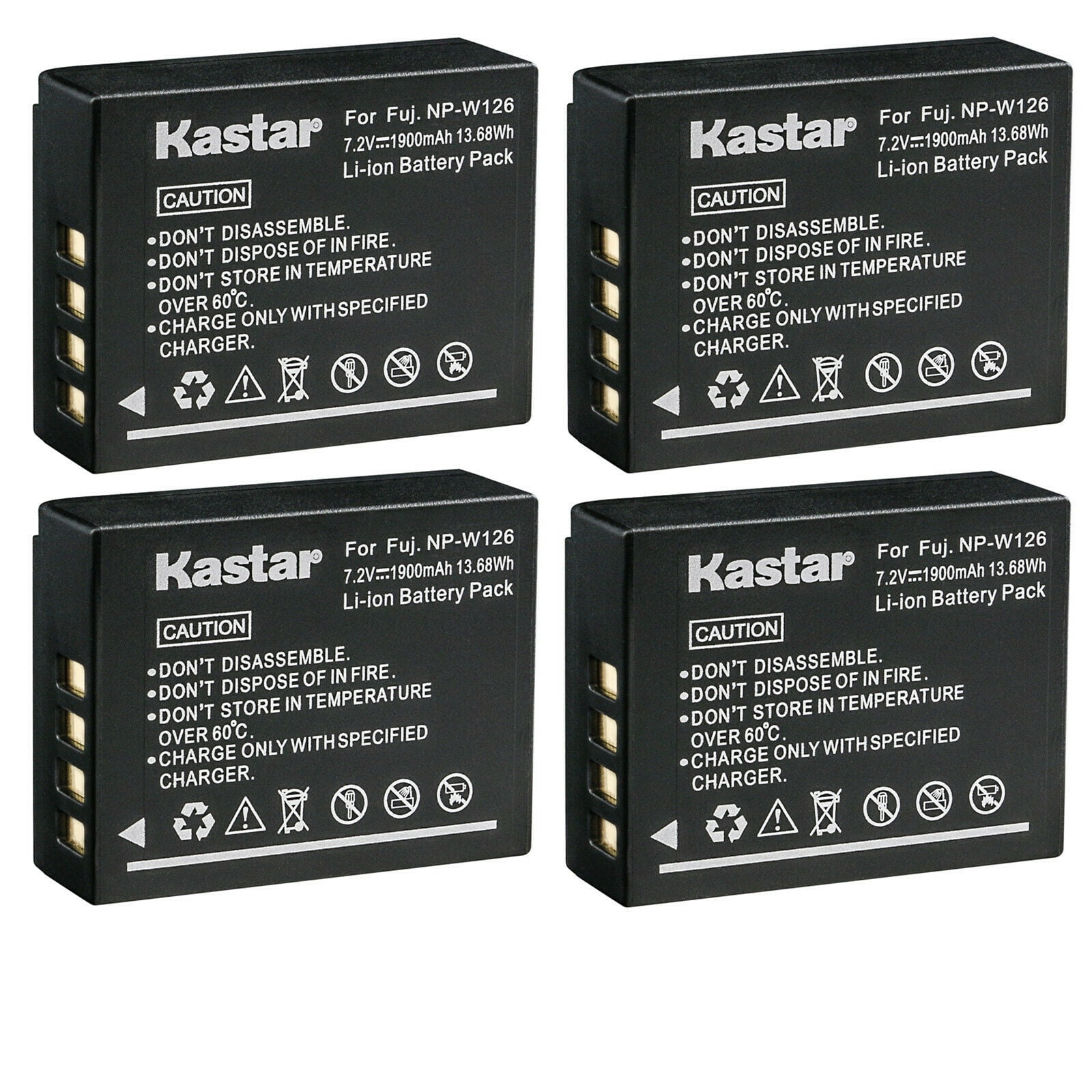 Kastar NP-80 Replacement Battery For Fujifilm FinePix Cameras - 1400mAh Lithium-ion (Fits 1700Z, 2700, 2900Z, 4800Z, 4900Z & More)