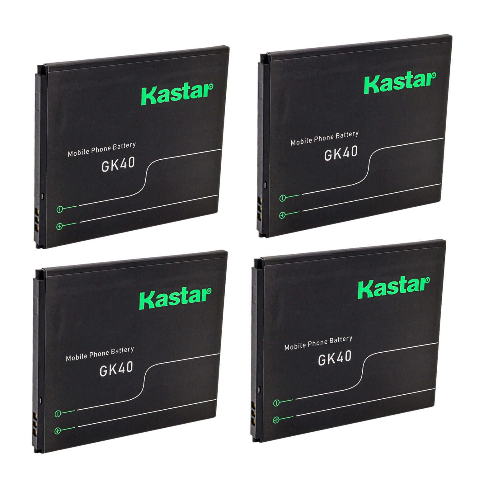 Kastar GK40 Battery 4-Pack Replacement for Motorola GK40, SNN5976A Battery and Motorola Moto G4 Play XT1601, XT1607, XT1609, Moto G5 XT1601, Motorola Moto E3, Moto E4, Moto E5