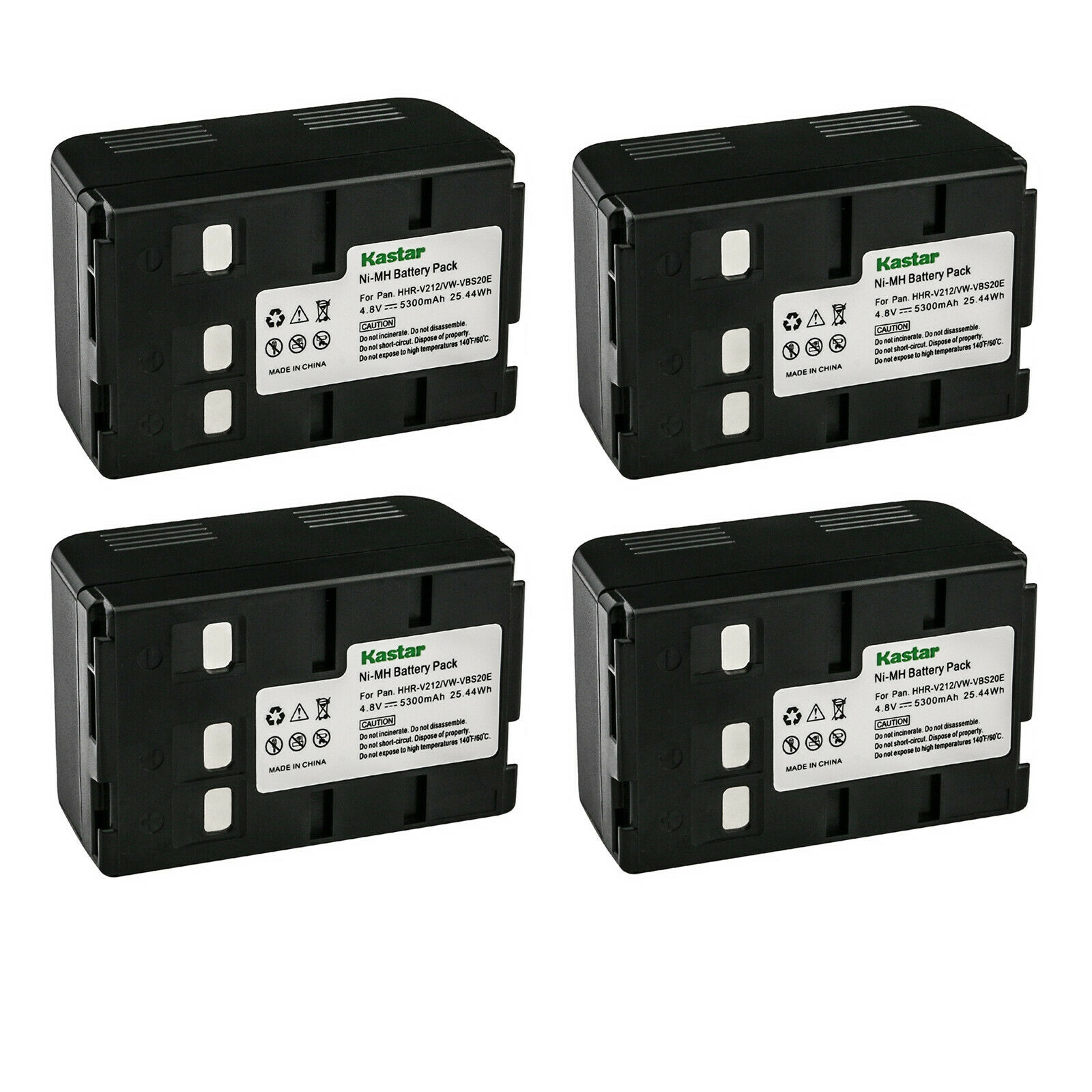 Batteria Di Ricambio Per Videocamera Panasonic NV-SX50 - 4,8V 4200mAh NiMH, Alta Capacità