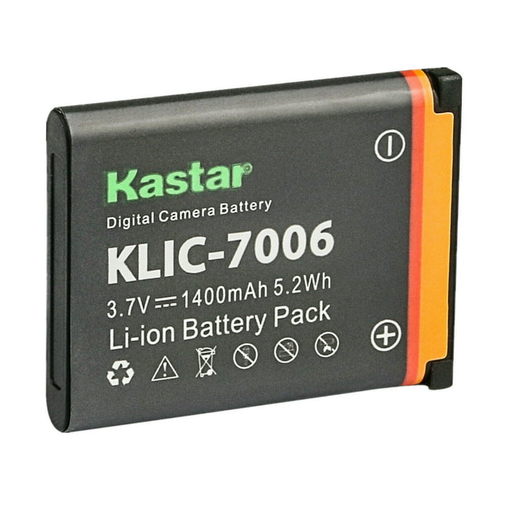Kastar 2-Pack Battery and LTD2 USB Charger Replacement for Kodak LB-060  LB060 Battery, Kodak PixPro AZ525, PixPro AZ526, PixPro AZ527, PixPro AZ528