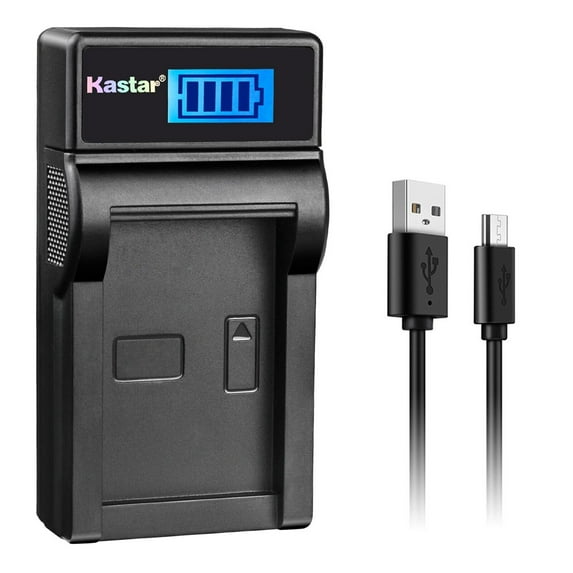 Kastar LCD3 USB Battery Charger Replacement for Kodak LB-080 Spare Battery, Kodak PIXPRO SP360 4K, PIXPRO ORBIT360 4K VR Camera, PIXPRO SP1, SP1 HD, SP1-YL3 Action Camera, PlaySport (Zx5) Video Camera