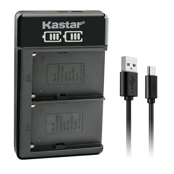 Kastar LKD2 USB Battery Charger Compatible with Blackmagic Design Pocket Cinema Camera 6K Pro (Canon EF)