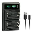 thumbnail image 1 of Kastar LTD2 USB Battery Charger Compatible with Kodak KAA2HR, KAA2HR-0, 1148683, b-9576, BCD1064, BP-DM10, BP-KDX, BP-NH10, DC3772, DMKA2, DRKAA2RES, ER-D600, F-241M, F241M, NH-10 Battery, 1 of 4