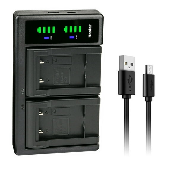 Kastar LTD2 USB Battery Charger Compatible with Leica BP-DC17 Lithium-Ion Battery Pack, Leica BC-DC17 Sofort Battery Charger, Leica Sofort Instant Film Camera (Mint)