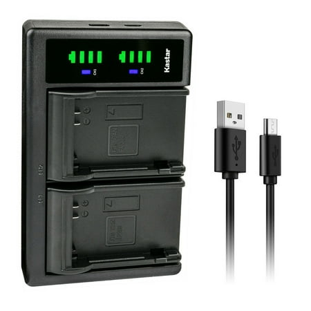 Kastar LTD2 USB Battery Charger Replacement for Canon DC220, DC230, iViS DC22, iViS DC50, iViS DC200, Elura 100, FVM300, IXY DVS1, MVX1Si, MVX430, MVX450, MVX460, Optura S1, VIXIA HR10