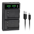 thumbnail image 1 of Kastar LTD2 USB Battery Charger Replacement for HP A1812A L1812A L1812B Photosmart R07 Q2232-80001 Battery, HP Photosmart R507, Photosmart R607, Photosmart R707, Photosmart R717, 1 of 4