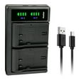 thumbnail image 1 of Kastar LTD2 USB Battery Charger Replacement for Panasonic Lumix DMC-GH3KBODY, Lumix DMC-GH4, Lumix DMC-GH4A, Lumix DMC-GH4H, Lumix DMC-GH4KBODY, Lumix DC-GH5, Lumix DC-GH5S Cameras, 1 of 4