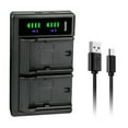 thumbnail image 1 of Kastar LTD2 USB Battery Charger Replacement for Epson EU-94, Sigma BP-31 Battery, Epson L500V, Sigma DP1, DP2, DP1S, DP1x, DP2S, DP2x Cameras, 1 of 4