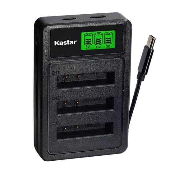 Kastar LZD3 USB Triple Charger Compatible with Fujifilm NP-70S Fujifilm Instax Mini 99 Camera