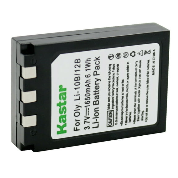 Kastar Li-10B Battery 1-Pack Replacement for Olympus Li-10B Li-12B Battery, Olympus Li-10C Li-10CN Charger, Olympus Camedia X-500 IR-500 FE-200 Camera
