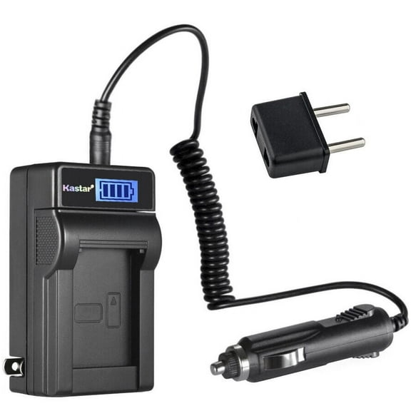 Kastar Li-42B LCD AC Battery Charger Compatible with Olympus Li-40B Li-42B, Olympus FE-5030 FE-5035 FE-5050 FE-5500 IR-300 LS-20 LS-20M MJU-1060 MJU-5000 MJU-7050 SP-700 Digital Cameras