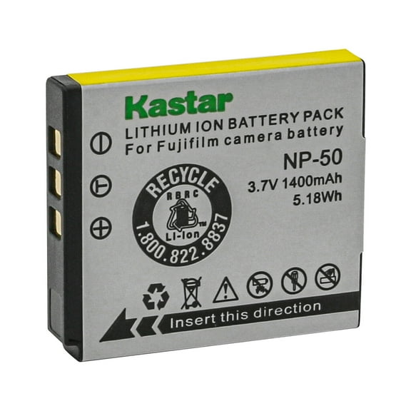 Kastar NP-50 Battery 1-Pack Replacement for Fujifilm FinePix F850EXR, FinePix F900EXR, FinePix REAL 3D W3, FinePix X10, FinePix X20 Camera
