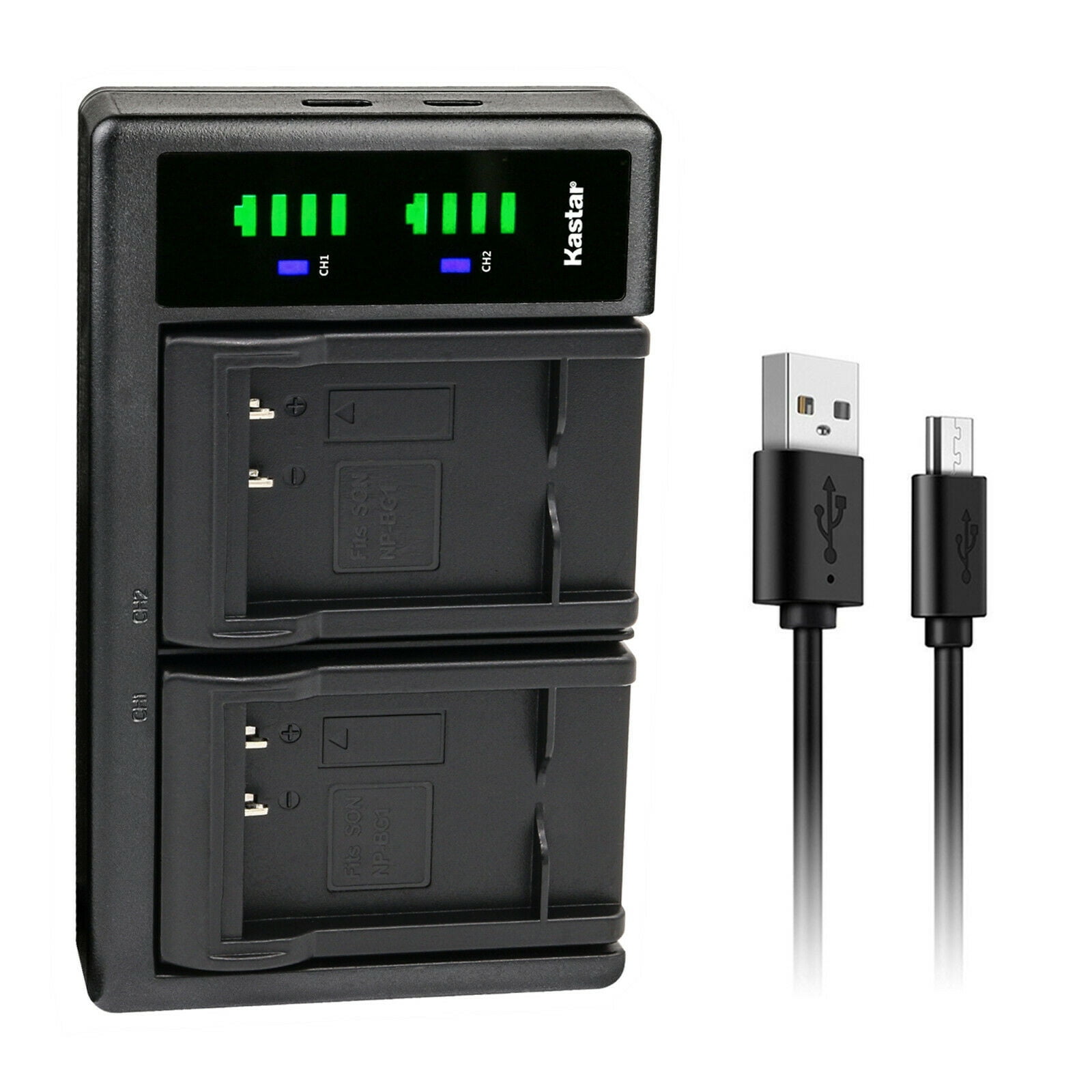 Kastar NP-BG1 LTD2 USB Battery Charger Replacement for Sony Cyber