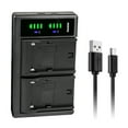 thumbnail image 1 of Kastar NP-F550 / NP-F570 LTD2 USB Battery Charger Compatible with Desview R72 7" 4K , R7S 7'' On-Camera 4K, ProAm USA Iris 7" On-Camera, USA Iris Pro 7" On-Camera Touchscreen Monitor, 1 of 4