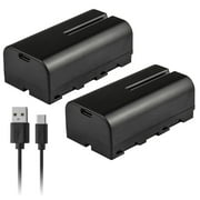 Kastar NP-F570T USB-C Battery 2-Pack Replacement for Z Cam E2 E2-M4 Professional 4K, Z Cam E2-S6 Super 35 6K, Z Cam E2-F6 Full-Frame 6K, Z Cam E2-F8 Full-Frame 8K Cinema Camera