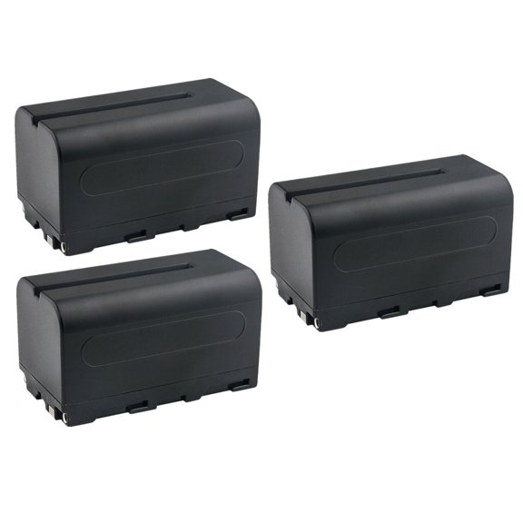 Kastar NP-F750 / NP-F770 Battery 3-Pack Replacement for Desview R7S 7" On-Camera 4K HDMI/3G-SDI Touchscreen Monitor, U6 5.5" 4K HDMI Camera Control Monitor, P5Ⅱ DSLR Camera Field Monitor