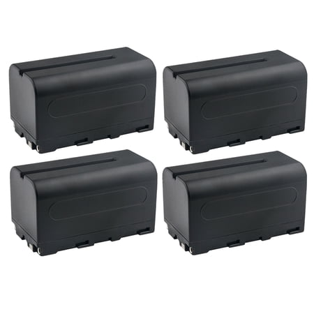 Kastar NP-F750 / NP-F770 Battery 4-Pack Replacement for Neewer 530 PRO CRI 97+ RGB Led Video Light, RGB650 Bi-Color CRI97+ LED Video Light, RGB660 Led Video Light, 660 PRO RGB LED Video Light