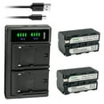 thumbnail image 1 of Kastar NP-F770 Battery 2-Pack and LTD2 USB Charger Compatible with Atomos Battery Atomos Shogun Flame, Atomos Shogun Inferno, Atomos Ninja Inferno Recording Monitor, Z Cam E2-F8 Full-Frame 8K Cinema, 1 of 6