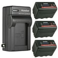 thumbnail image 1 of Kastar NP-F780EXP Battery 3-Pack and AC Wall Charger Replacement for Sony CCD-TRV92 CCD-TRV93 CCD-TRV930 CCD-TRV94 CCD-TRV940 CCD-TRV95 CCD-TRV97 CCD-TRV98 CCD-TRV99 DSC-D770 CRX10U Camera, 1 of 9