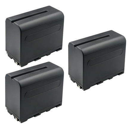 Kastar NP-F960 / NP-F970 Battery 3-Pack Replacement for YongNuo YN300-III LED Pro Video Light, YN600 LED Video light, YN600L II LED video light