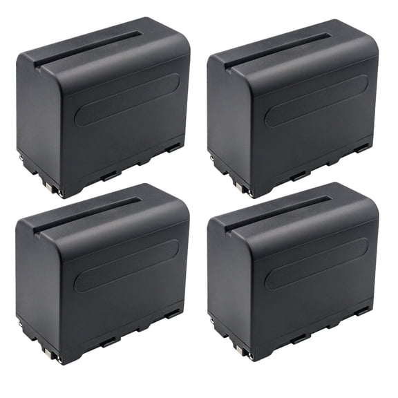 Kastar NP-F960 / NP-F970 Battery 4-Pack Replacement for Lilliput A12 12.5" IPS 4K HDMI Monitor, 569/O 5" On-Camera Monitor, 663 7" LCD On-Camera Monitor, 663/S2 7" LCD On-Camera 3G-SDI / HDMI Monitor