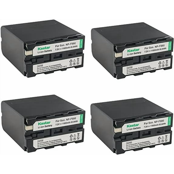 Kastar NP-F990 Battery 4-Pack Replacement for CCD-TR1 CCD-TR11 CCD-TR1100E CCD-TR12 CCD-TR18 CCD-TR2 CCD-TR200 CCD-TR205 CCD-TR215 CCD-TR2200 CCD-TR2300 CCD-TR280 CCD-TR290 CCD-TR3 Camera