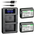 thumbnail image 1 of Kastar NP-FW50 2-Pack Battery and LKD2 USB Charger Compatible with Sony NP-FW50, W Series Battery, Sony BC-VW1, BC-TRW Charger, Sony VG-C1EM, VG-C2EM Grip, 1 of 7