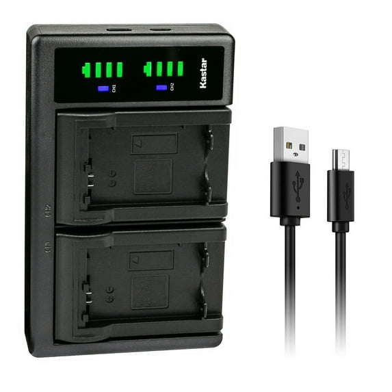 Kastar NP-FW50 LTD2 USB Battery Charger Replacement for Sony Cyber-shot DSC-RX10M3, Cyber-shot DSC-RX10 IV, Cyber-shot DSC-RX10M4, ILCE-3000, alpha α3000, a3000, ILCE-5000